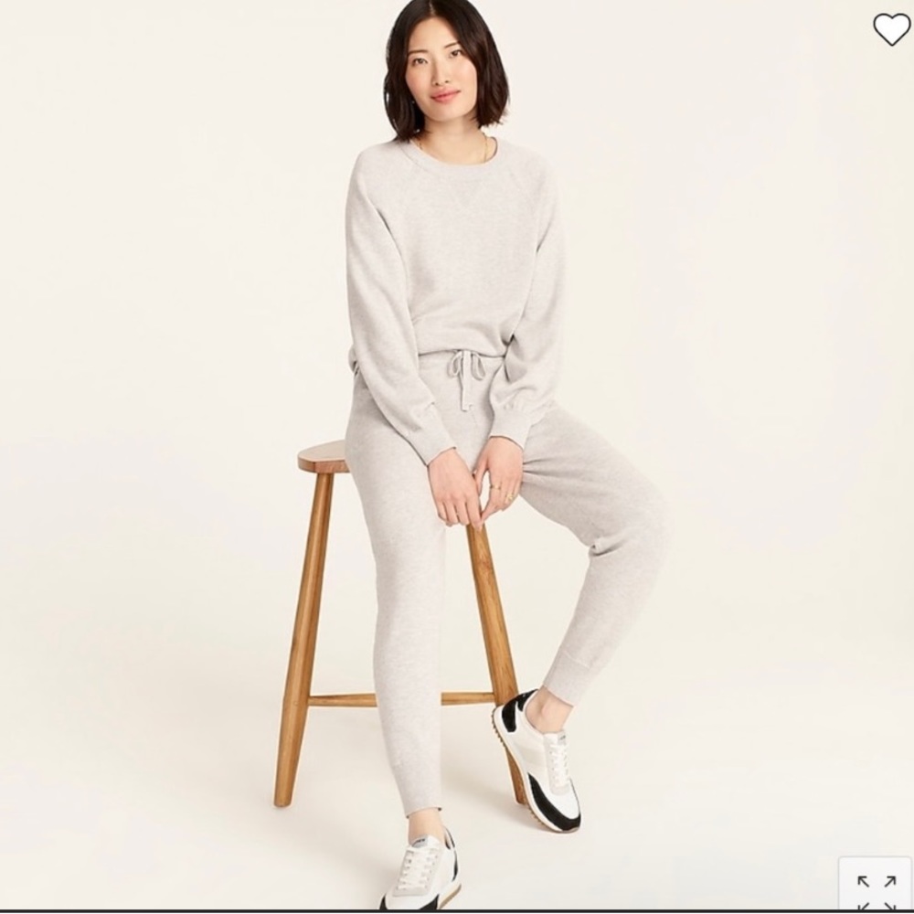 NWT J crew cotton cashmere joggers